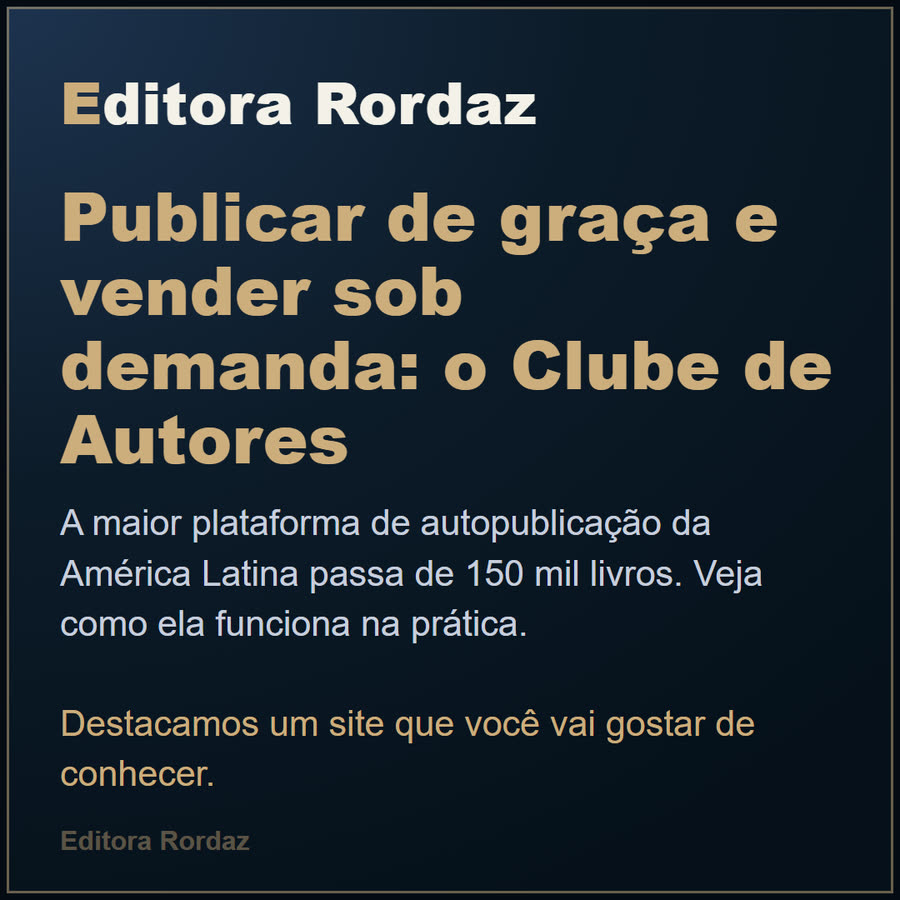 Slide 1 de 6 da edição