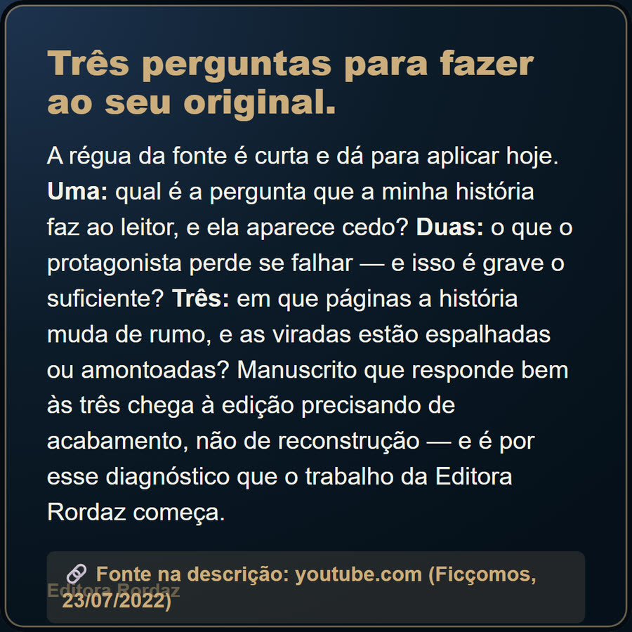 Slide 6 de 6 da edição