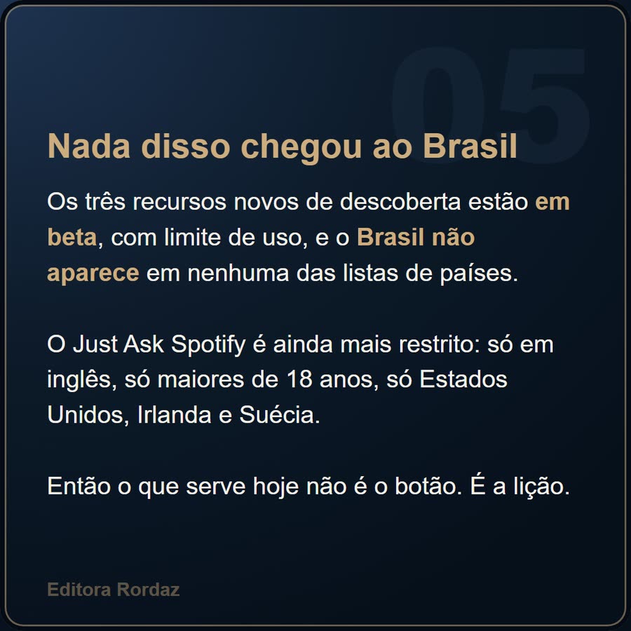 Slide 5 de 6 da edição