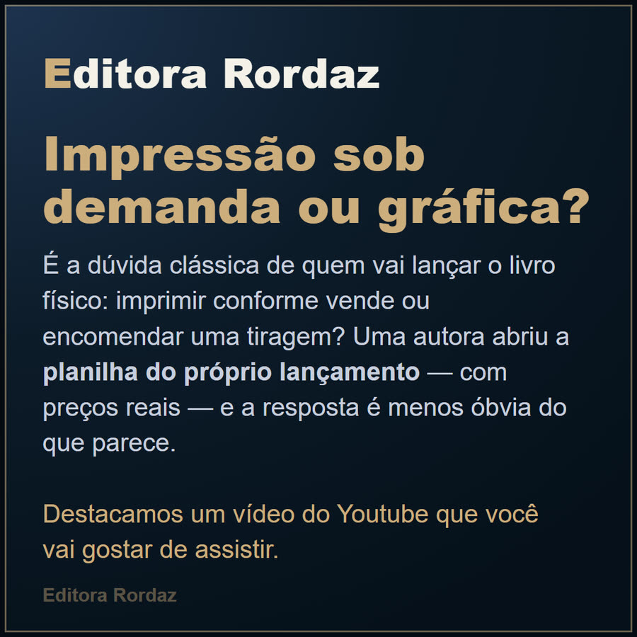 Slide 1 de 6 da edição