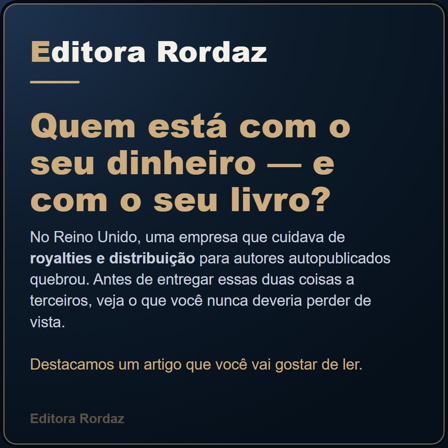Slide 1 de 6 da edição