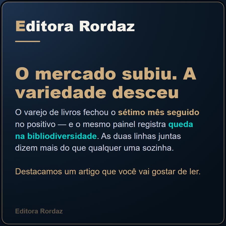 Slide 1 de 6 da edição